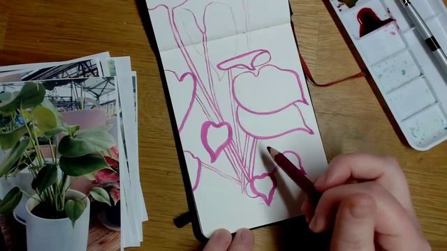 Drawing Depth with Contour Lines: ArtSnacks Box Winter 2023 Livestream смотреть онлайн