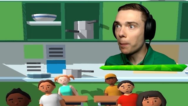DRAWING EXAM With SMARTEST STUDENTS (Teacher Simulator) смотреть онлайн
