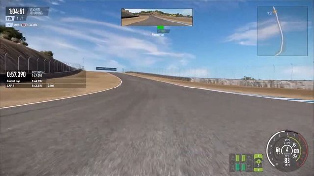 1:43:037 - Laguna Seca - Mitsubishi Lancer Evo X - Puya has no potential смотреть онлайн