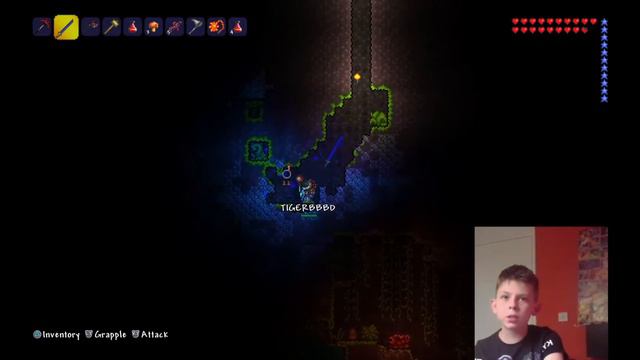Terraria [4] Mining (crashed at the end) смотреть онлайн
