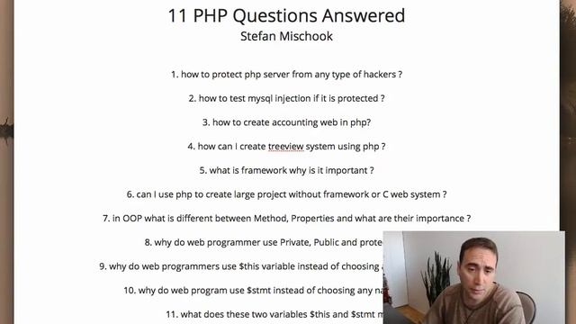 11 php questions answered смотреть онлайн