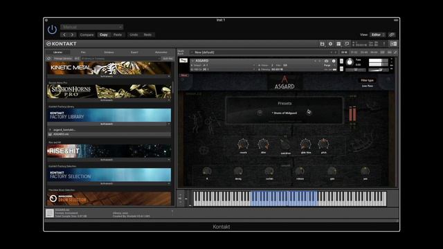 ASGARD KONTAKT INSTRUMENT NORDIC VIKING SAMPLES BY DANHEIM
