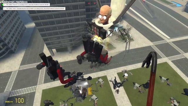 TITAN SPEAKERMAN AND TITAN CAMERAMAN MECHA VS SCIENTIST SKIBIDI TOILET! In Garrys Mod! смотреть онлайн