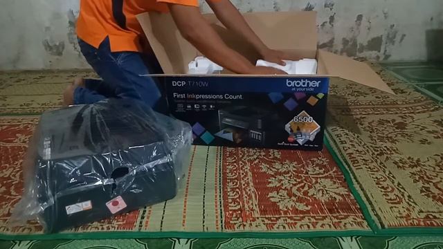 Anboksing Printer Brother DCP T710W смотреть онлайн