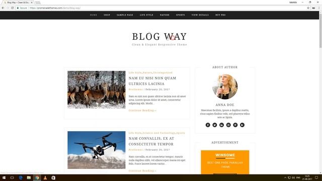 5 best free responsive wordpress blog themes 2017 смотреть онлайн