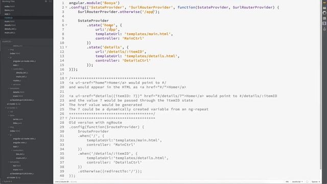 AngularJS UI Router Basics смотреть онлайн