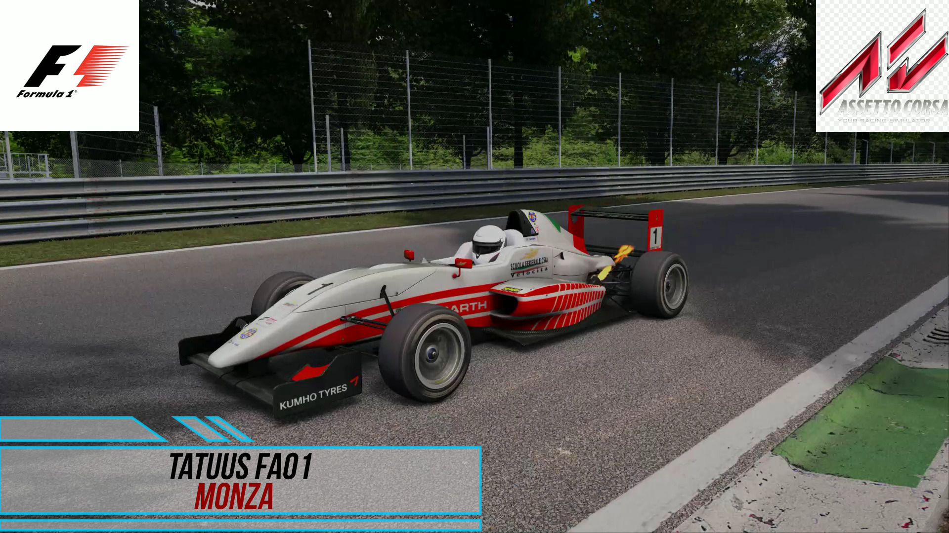 Tatuus FA01- Monza | Assetto Corsa. смотреть онлайн