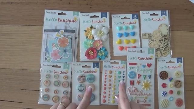 Scrapbooking -  New Cocoa Vanilla Studio Hello Sunshine Collection