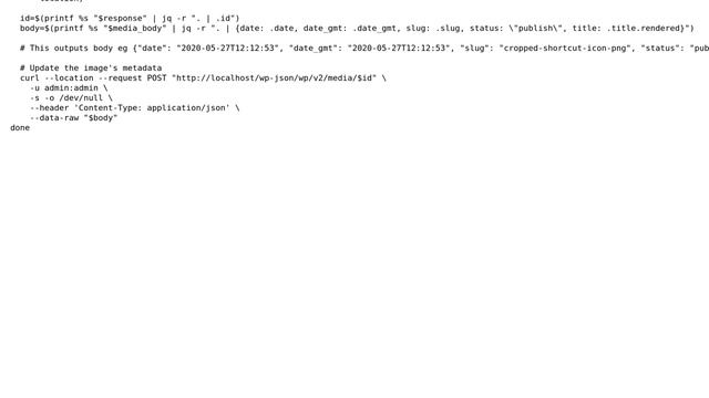 Wordpress: Uploading a media item with the wp-json API to a specific path смотреть онлайн