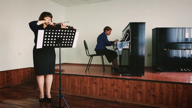 Й. Гайдн - Соната №1 для скрипки и фортепиано G-dur, в двух частях. (часть 1) смотреть онлайн