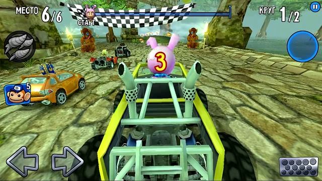 BEACH BUGGY RACING #11 гонки тачки ИГРА Веселое видео про машины гонки VIDEO смотреть онлайн