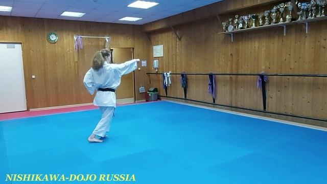 Вадо каратэ ката Вансю (тренировка)/ Wado karate training kata Wanshu смотреть онлайн