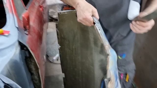 Ford Escort MK1 Wing Rusty Repair. Car Restoration. смотреть онлайн