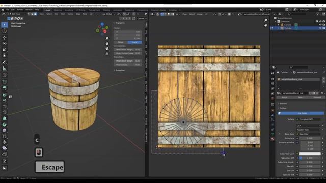 Blender Create & Apply Material and Giants I3D Export смотреть онлайн