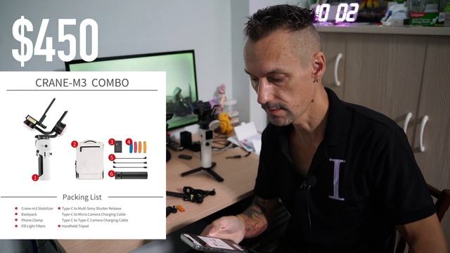 Zhiyun Crane M3 - стабилизатор, который имеет стиль смотреть онлайн