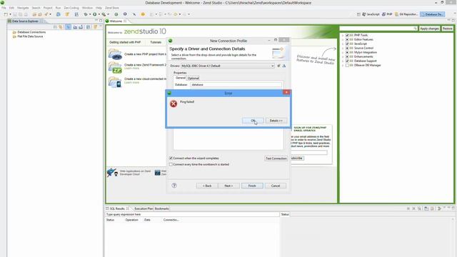 zend connect databases mysql error ping failed смотреть онлайн