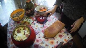 Готовим жаркое в русской печи.