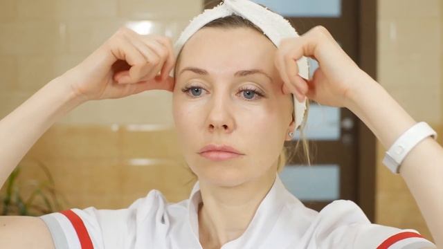 Массаж от морщин на лбу / Как делать массаж лица в домашних условиях? смотреть онлайн