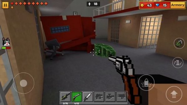 PIXEL GUN 3D Gameplay Part 1 - Campaign: Pixelated World (iOS Android)