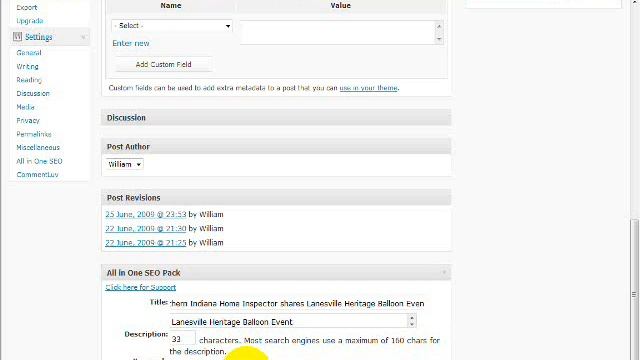How to fill in the All in 1 seo pack info for Wordpress blogs смотреть онлайн