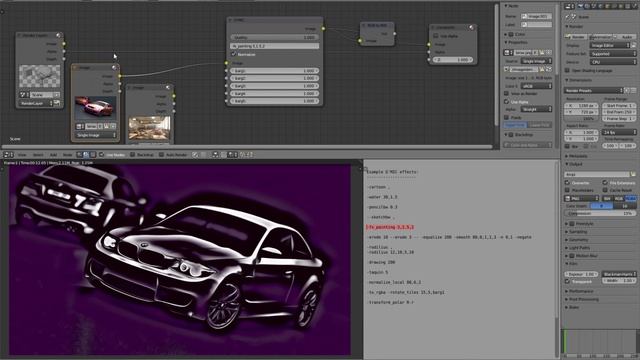 Blender compositor with a custom G'MIC node смотреть онлайн
