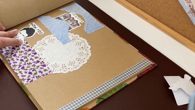 ASMR Scrapbooking | DIY Scrapbook | F.R.I.E.N.D.S