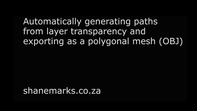Exporting photoshop paths as a polygonal mesh смотреть онлайн
