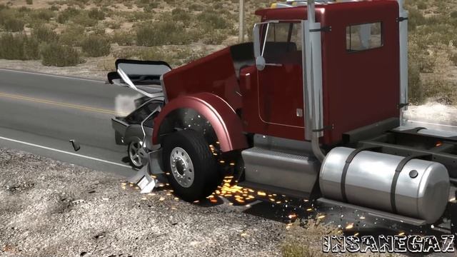 BeamNG.Drive Ford Sierra Cosworth RS500 Crash Testing #105 - Insanegaz смотреть онлайн