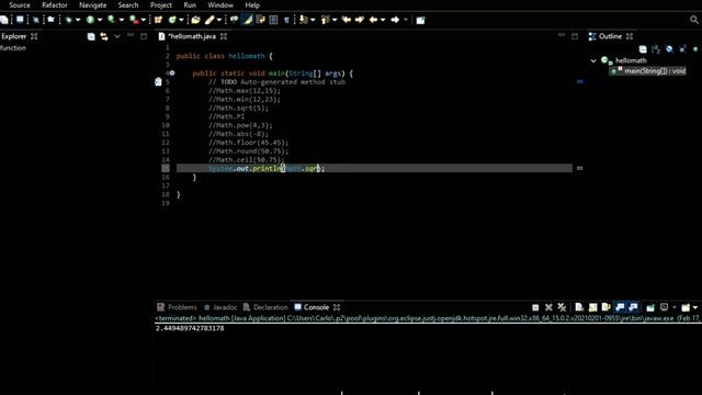 Math Function in Java Programming (tagalog version) Tutorial смотреть онлайн