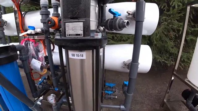 DRO-8040-3 Обратный осмос для теплиц производительностью 3000 литров в час смотреть онлайн