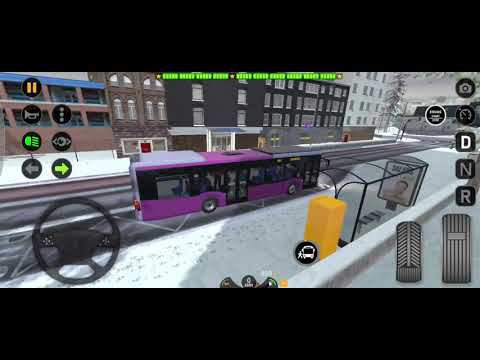Bus simulator 2023 | Маршрут 1 Санкт-Петербург | Симулятор автобуса на телефон смотреть онлайн