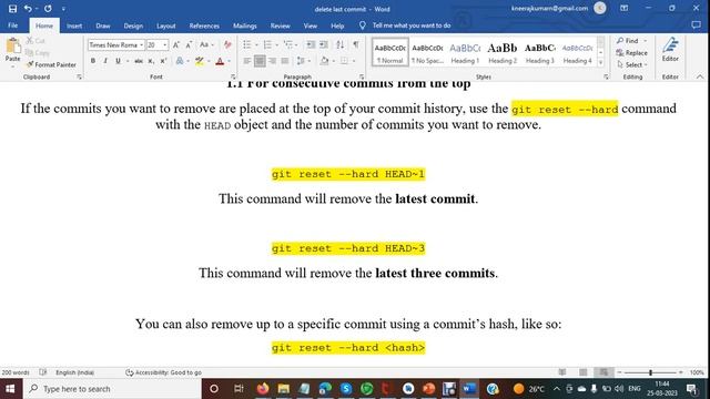 Delete last push from Remote in Git| last commit from Remote | Delete last changes from Remote смотреть онлайн
