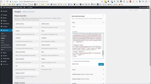 Crear Botón Paypal e Insertar en Web de Wordpress 2017 + Regalo Creador Botones смотреть онлайн