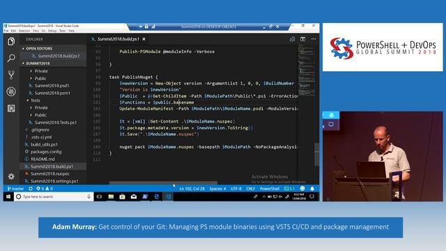 Get control of you Git: Managing PS module binaries using VSTS CI/CD and... by Adam Murray смотреть онлайн