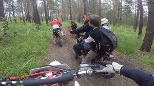 Толпой На ПИТБАЙКАХ I Сломали Питбайк I Смешные Падения !