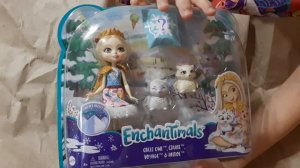 Открываем посылку Enchantimals и Ангелина показывает насекомых Enchantimals (Энчантималс)