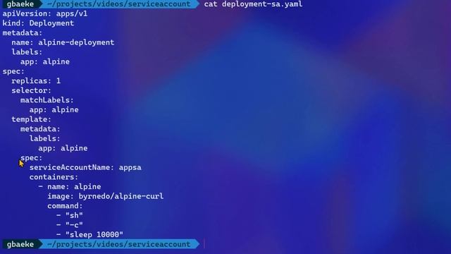 Getting started with Kubernetes service accounts смотреть онлайн