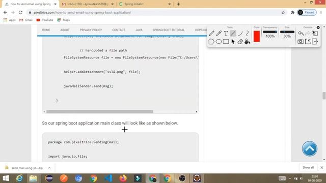 How to send email using Spring Boot Application смотреть онлайн