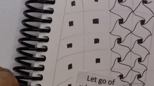 Tangle A Day Calendar Fragment Art Lesson January 22-24 смотреть онлайн