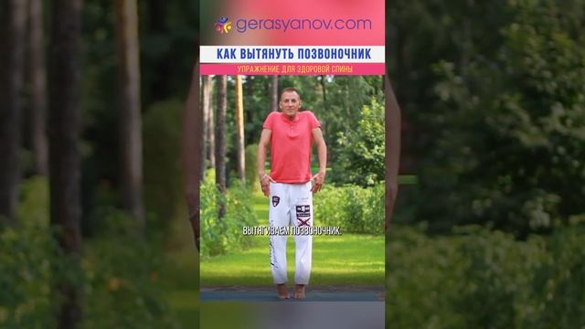 КАК ВЫТЯНУТЬ ПОЗВОНОЧНИК #shorts смотреть онлайн