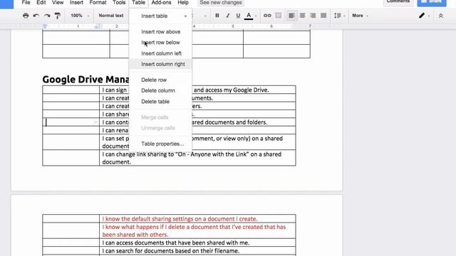 Formatting Tables in Google Docs смотреть онлайн