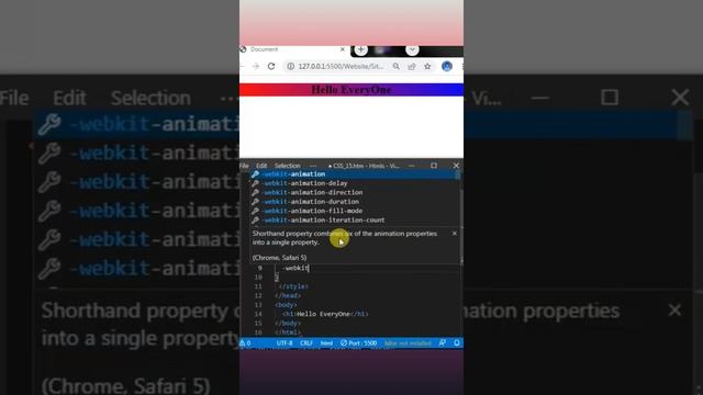 Gradient Text kaise banye | Gradient Text | how to mak RGB Text #html #css #gradient #vipcoading202 смотреть онлайн