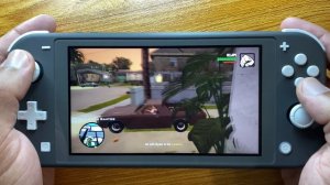 GTA San Andreas - The Definitive Edition Nintendo Switch Lite Gameplay