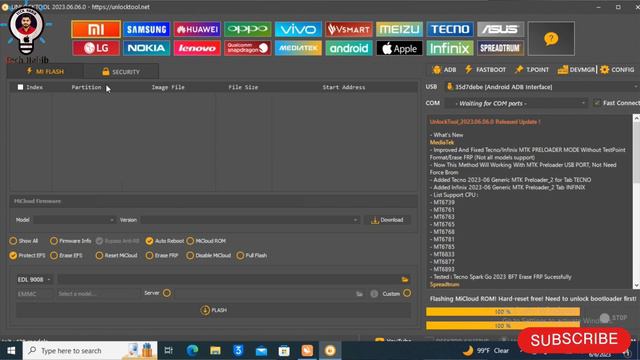 Redmi Note 10 Erase FRP Google Accounts One Click Without test point by Unlocktool смотреть онлайн