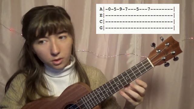 His Theme Undertale Ukulele Tutorial смотреть онлайн