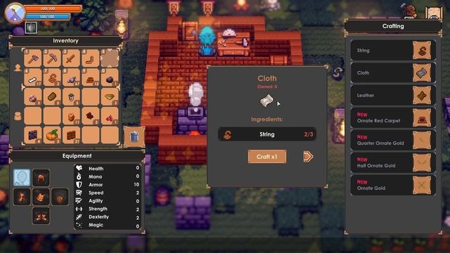 Смесь Террарии и Майнкрафта | Tinkertown v0.17.1 | #1 смотреть онлайн