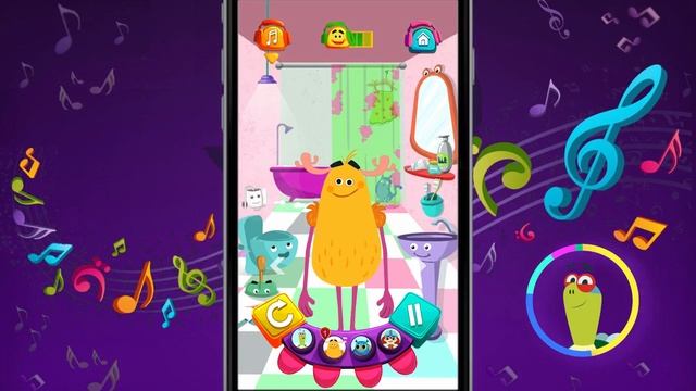 Fun With Uga The Flying Turtle - KinToons Nursery Rhyme DJ 2 | Play & Learn | Kinsane Games смотреть онлайн