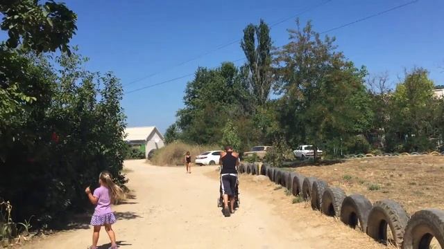КРЫМ. ПГТ Кача. июль 2016. прогулка к морю))) смотреть онлайн