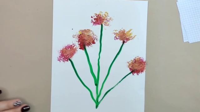 Draw a bouquet of flowers.Аbstract painting watercolour./Как нарисовать букет цветов легко и быстро смотреть онлайн