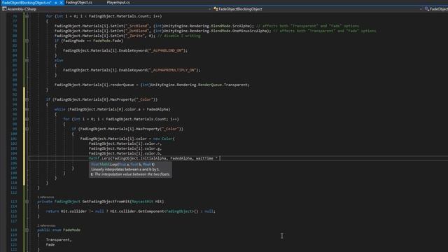 Fade Objects Using C# & Standard Shader (Built-in RP) | Unity Tutorial смотреть онлайн